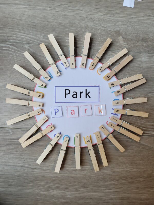 Letter Matching & Word Building Activity