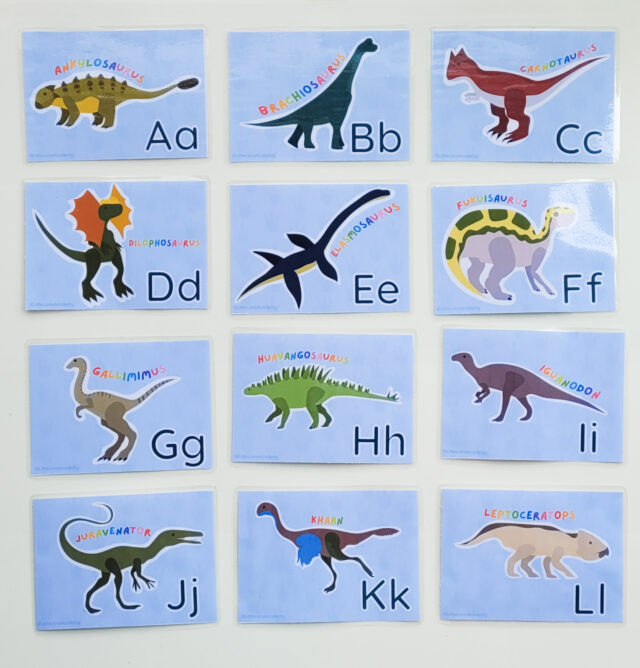 ABC Dinosaur Flashcards - Image 2