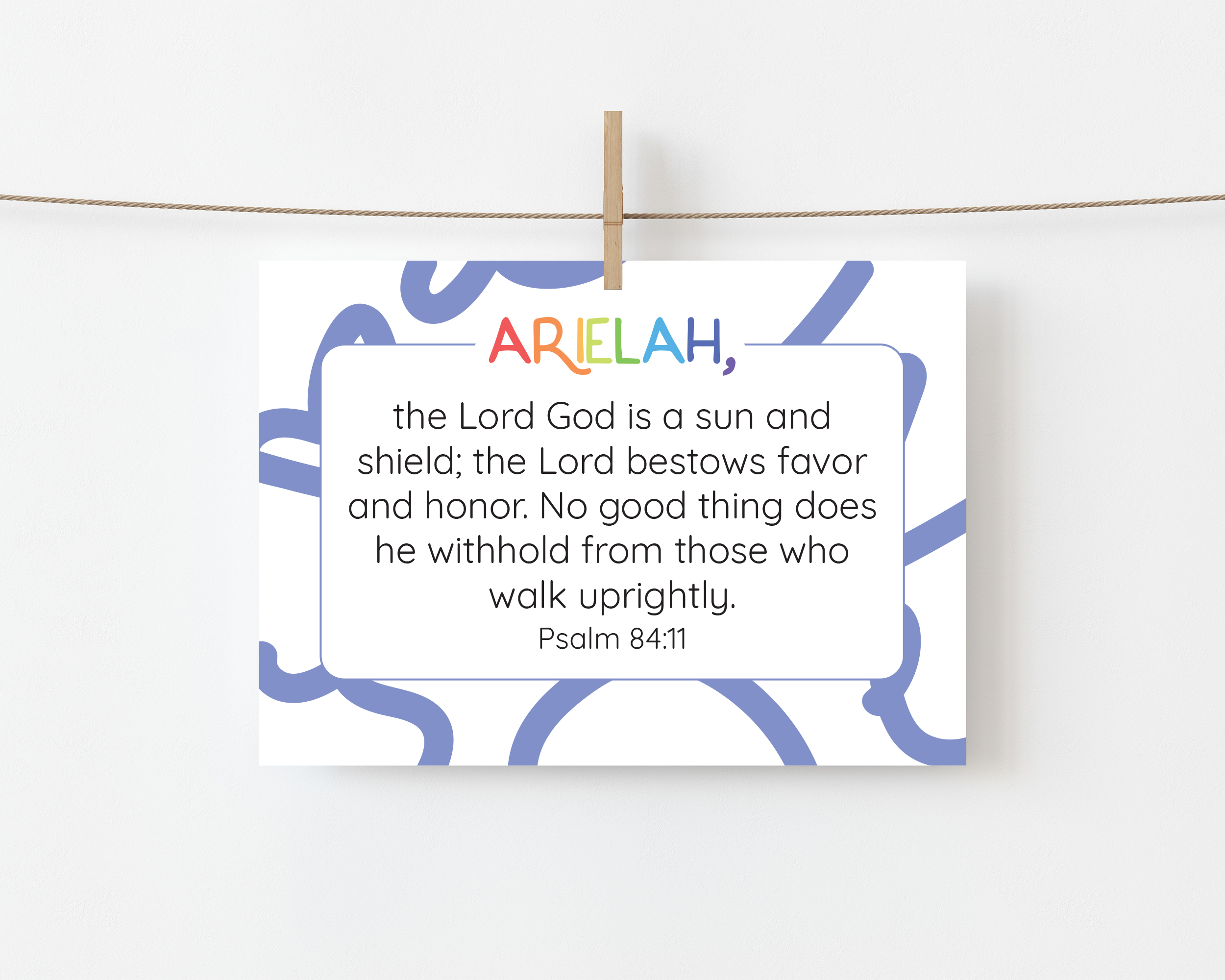 Personalized Scripture Cards