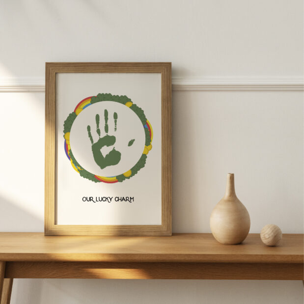 St Patricks Day Handprint Art - Image 3