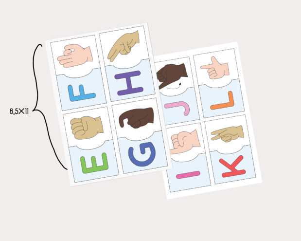 American Sign Language Alphabet Puzzle - Image 2