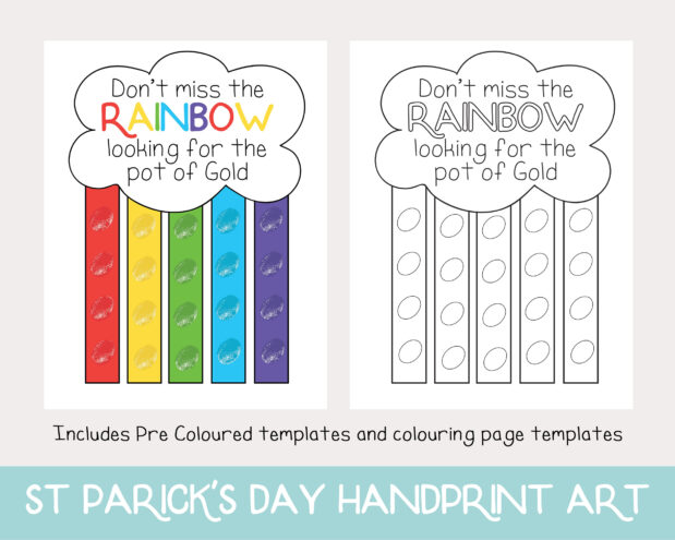 St Patricks Day Handprint Art - Image 2