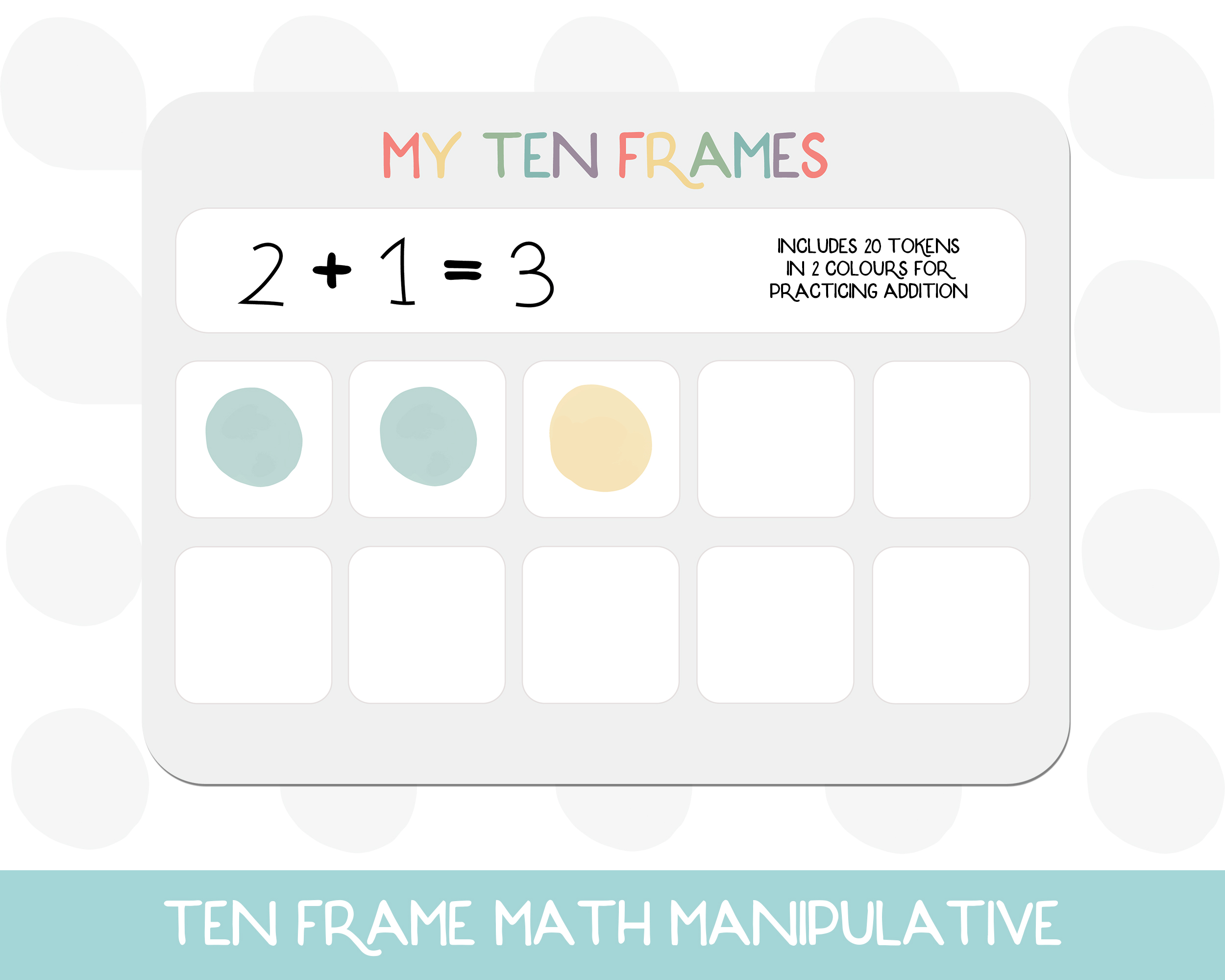 Ten Frame Math Manipulative