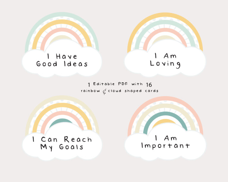 Editable Affirmation Station Cards - Image 3