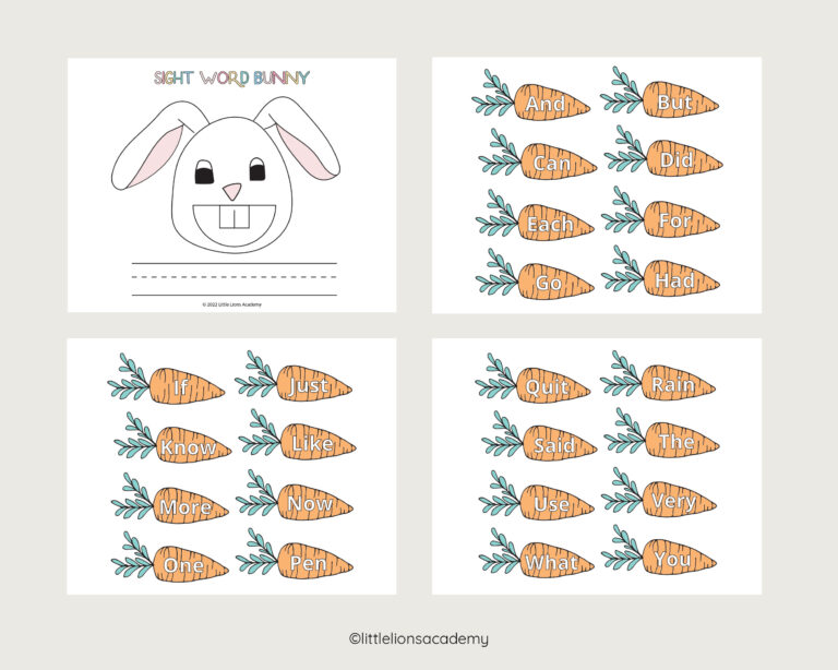 Sight Word Bunny Game - Image 2