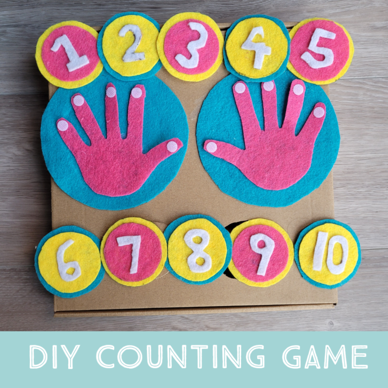 DIY Counting Game for Preschoolers