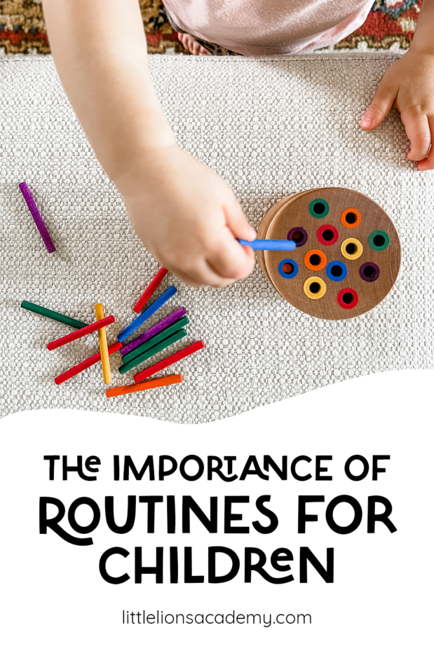 The Importance of Routines for Children - Little Lions Academy