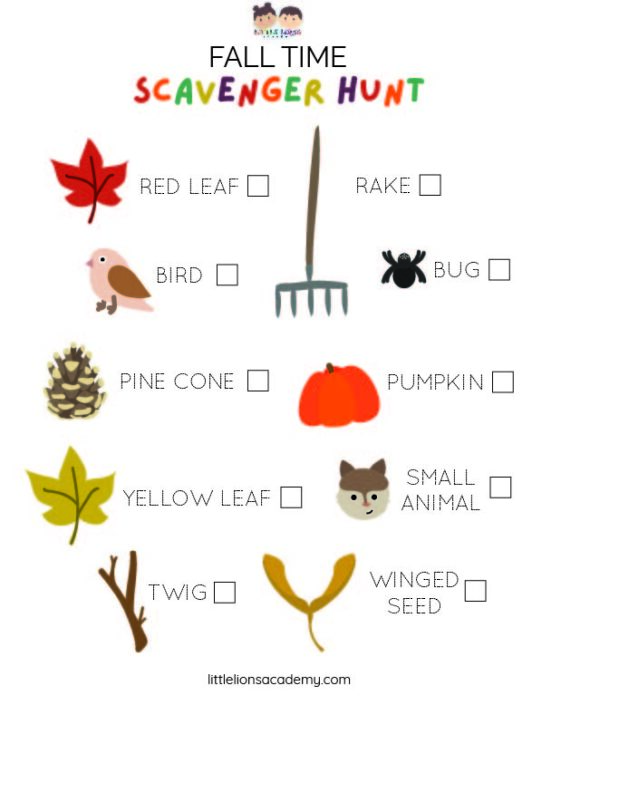 FREE Fall Time Scavenger Hunt - Image 2